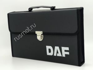 Папка для водителей черная с логотипом DAF