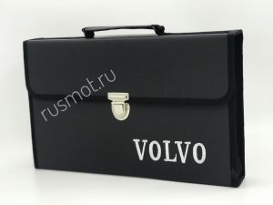 Папка для водителей черная с логотипом VOLVO