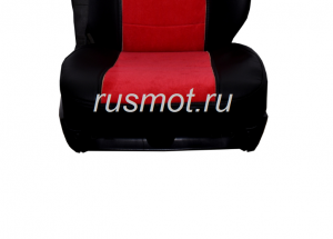 Чехлы Премиум для DAF 95 105 1997-2012 черно-красные