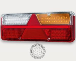 Фонарь диодный  задний Fristom FT-500-25 LED KINGPOINT 12-36В, 6-функциональный, правый, AMP